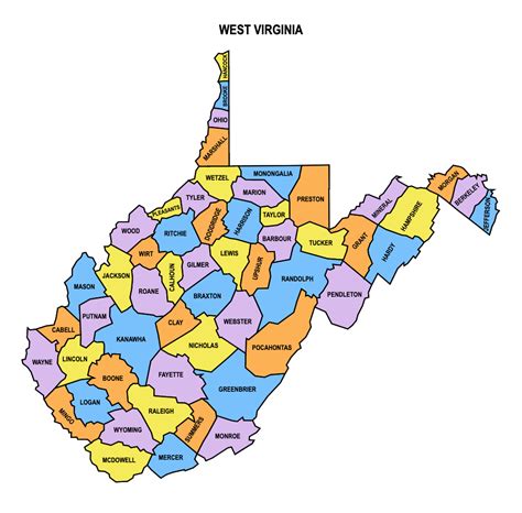 west county map|wv counties map.